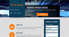 Desktop Screenshot of hornerlawllc.com